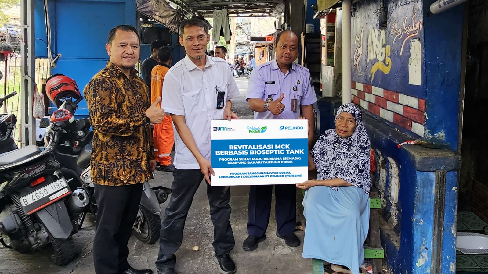 Pelindo laksanakan program CSR tingkatkan kesejahteraan warga Tanjung Priok