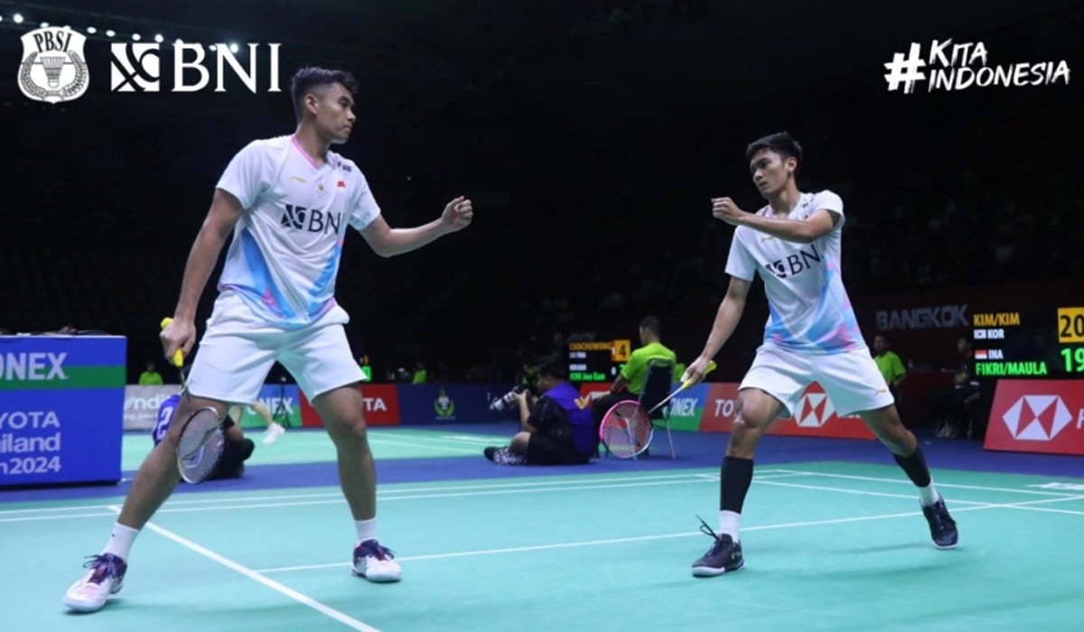 Ganda putra Indonesia Bagas Maulana/Muhammad Shohibul Fikri