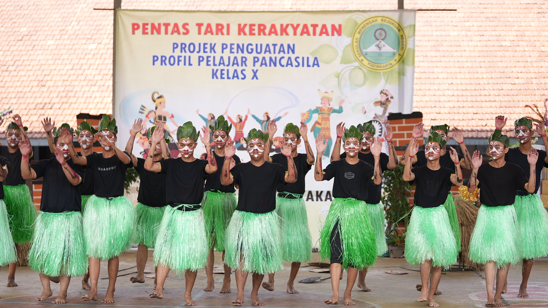 Panen Karya P5 pertunjukan Tarian Nusantara