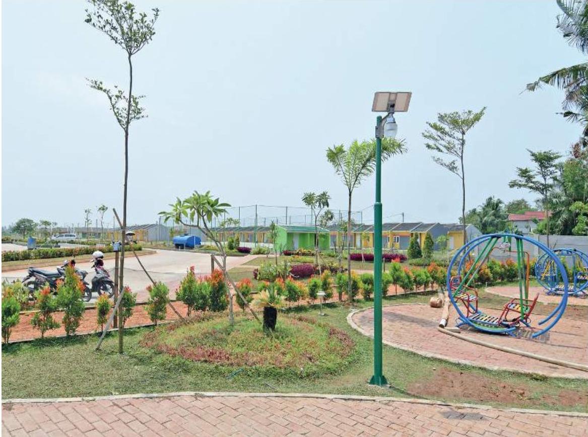 Kawasan perumahan subsidi di Karawang Jawa Barat