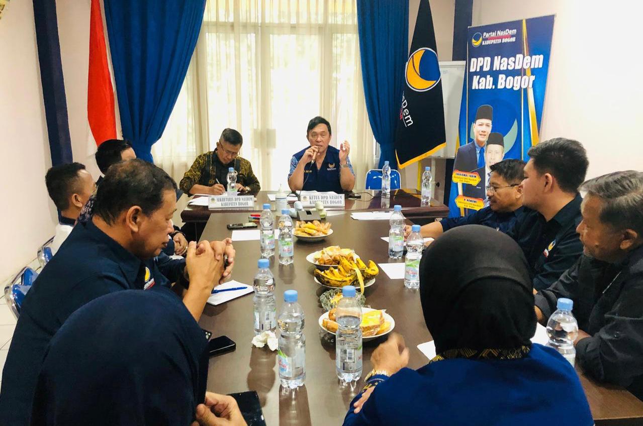 Rapat Pleno Penyusunan Pimpinan Fraksi Partai NasDem DPRD Kabupaten Bogor