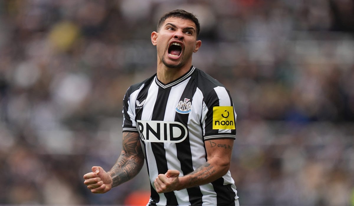 Gelandang Newcastle United Bruno Guimaraes