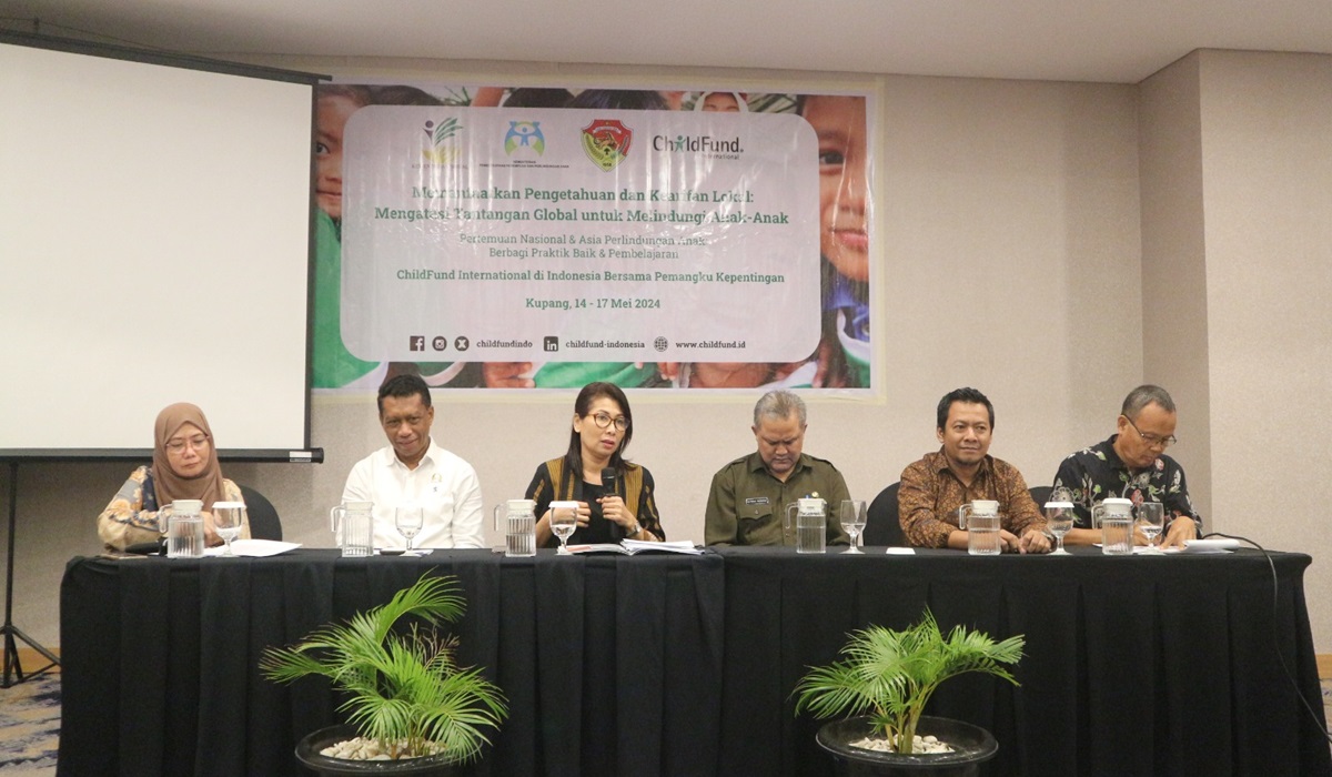 Pertemuan Perlindungan Anak Nasional, yang berlangsung 14-17 Mei 2024 di Kupang, Nusa Tenggara Timur (NTT).