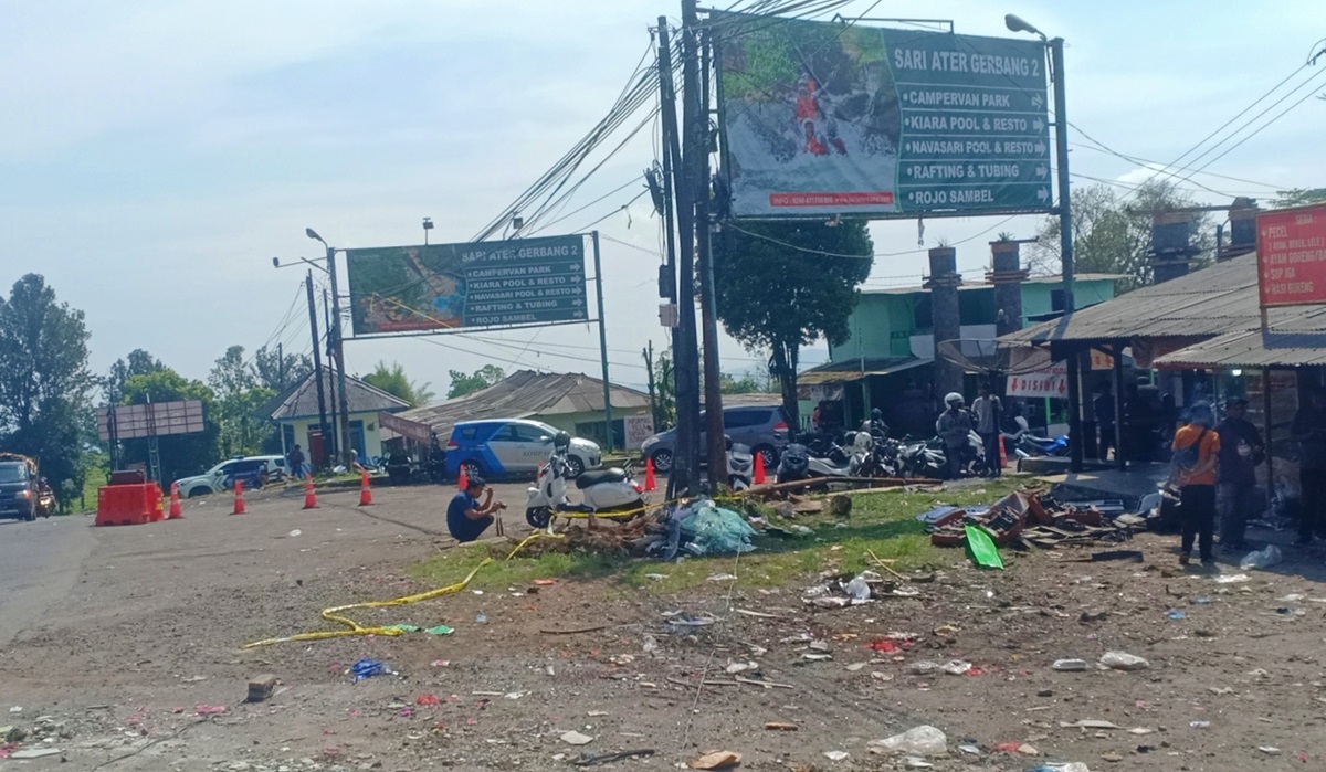 Penyidik kepolisian tidak menemukan adanya bekas rem bus Trans Putera Fajar yang terguling di Subang.