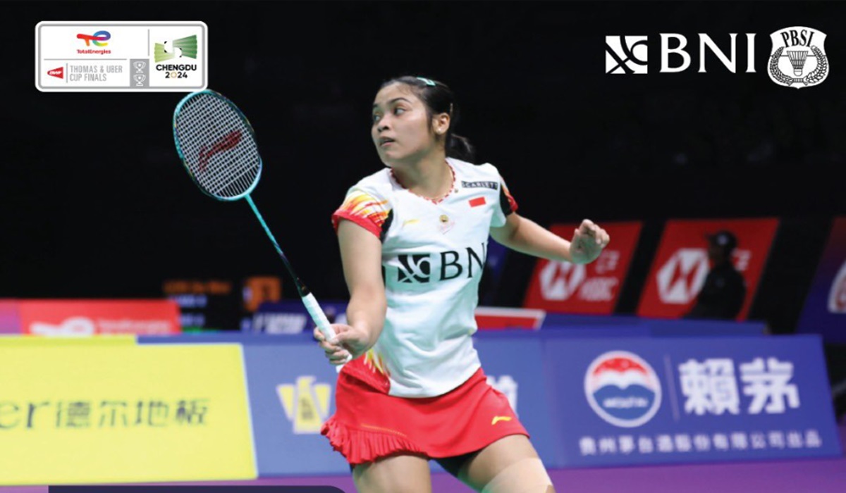 Tunggal putri Indonesia Gregoria Mariska Tunjung