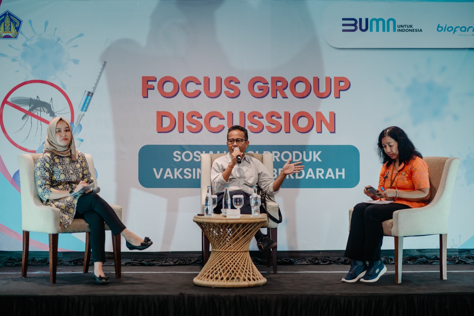 Bio Farma menggelar FGD terkait upaya penanganan wabah DBD