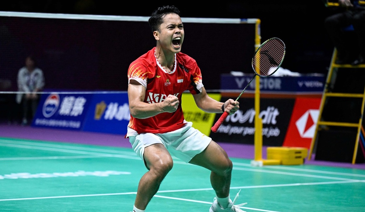 Tunggal putra Indonesia, Anthony Sinisuka Ginting.