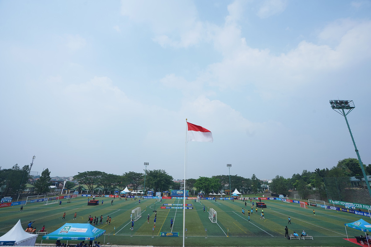 Kingkong Soccer Arena, Yonkav 7, Cijantung, Jakarta Timur menjadi tempat penyelenggaraan MilkLife Soccer Challenge – Jakarta Series 1 2024.