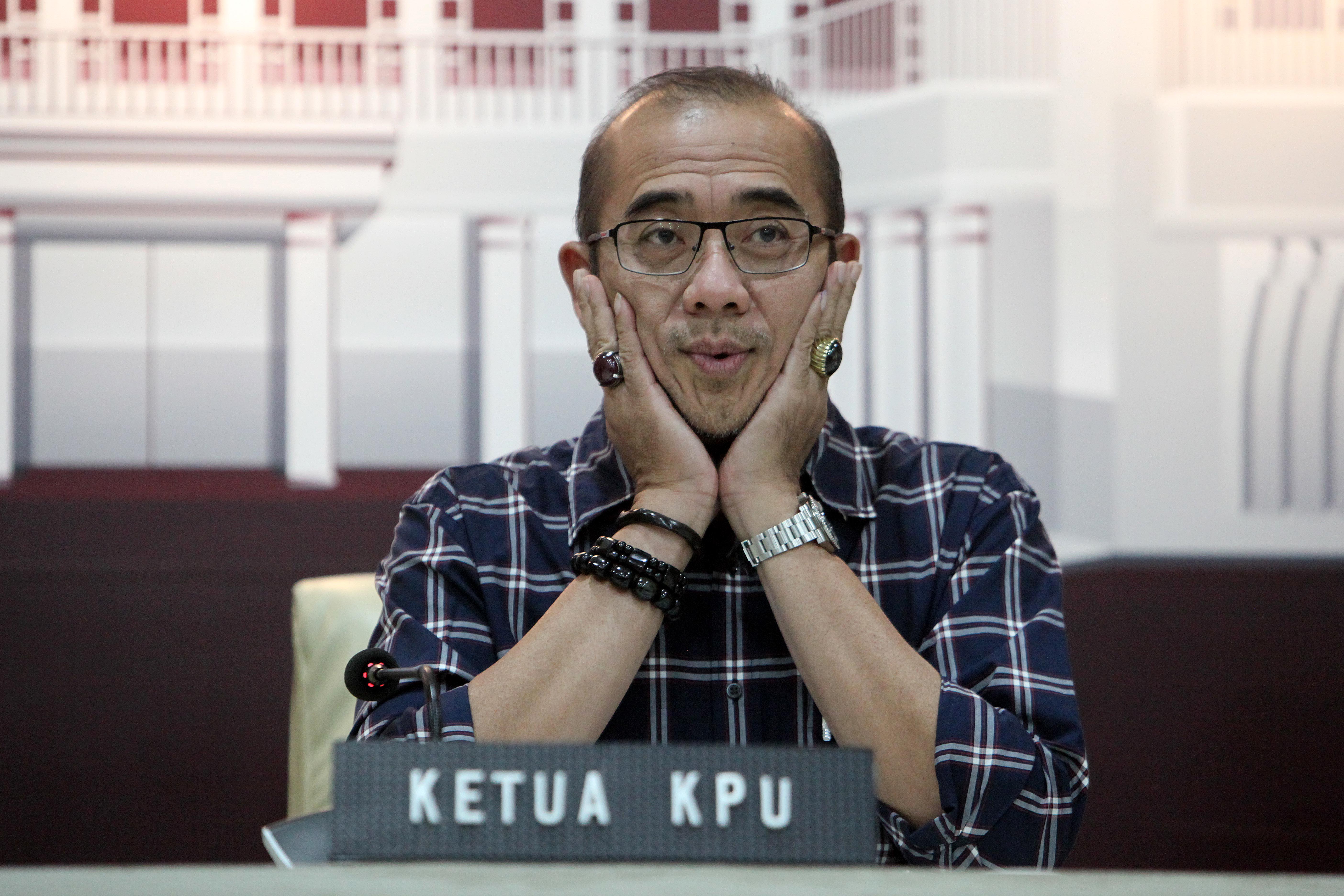Ketua Komisi Pemilihan Umum (KPU) Hasyim Asy'ari