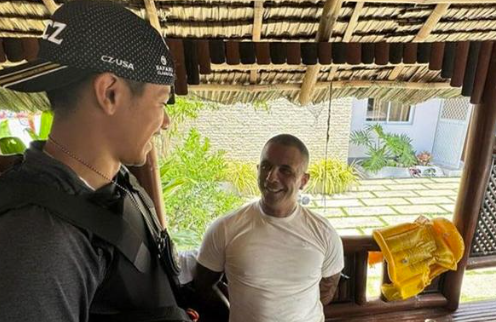 Badan Narkotika Nasional (BNN) bersama Polri dan kepolisian Filipina membekuk gembong narkoba wilayah Asia, Gregor Johann di Cebu Filipina