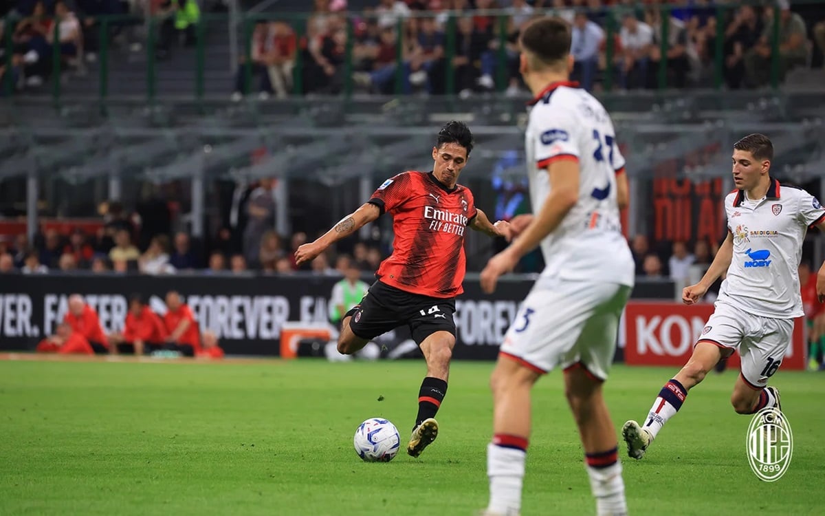 AC Milan berhasil mengalahkan Cagliari dengan skor meyakinkan 5-1 dalam pertandingan lanjutan Serie A pada Minggu (12/5).