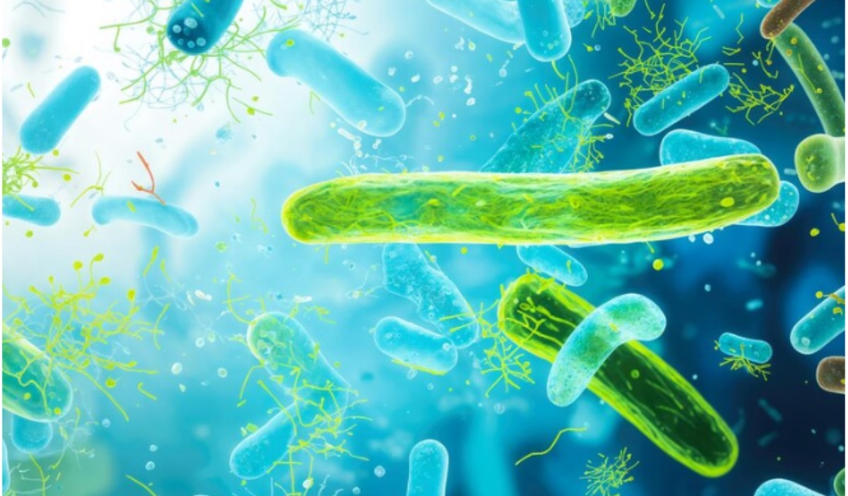 Ilustrasi bakteri E. coli.