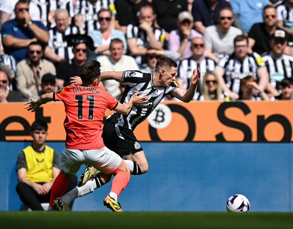 Newcastle United bermain imbang 1-1 saat menjamu Brighton. 
