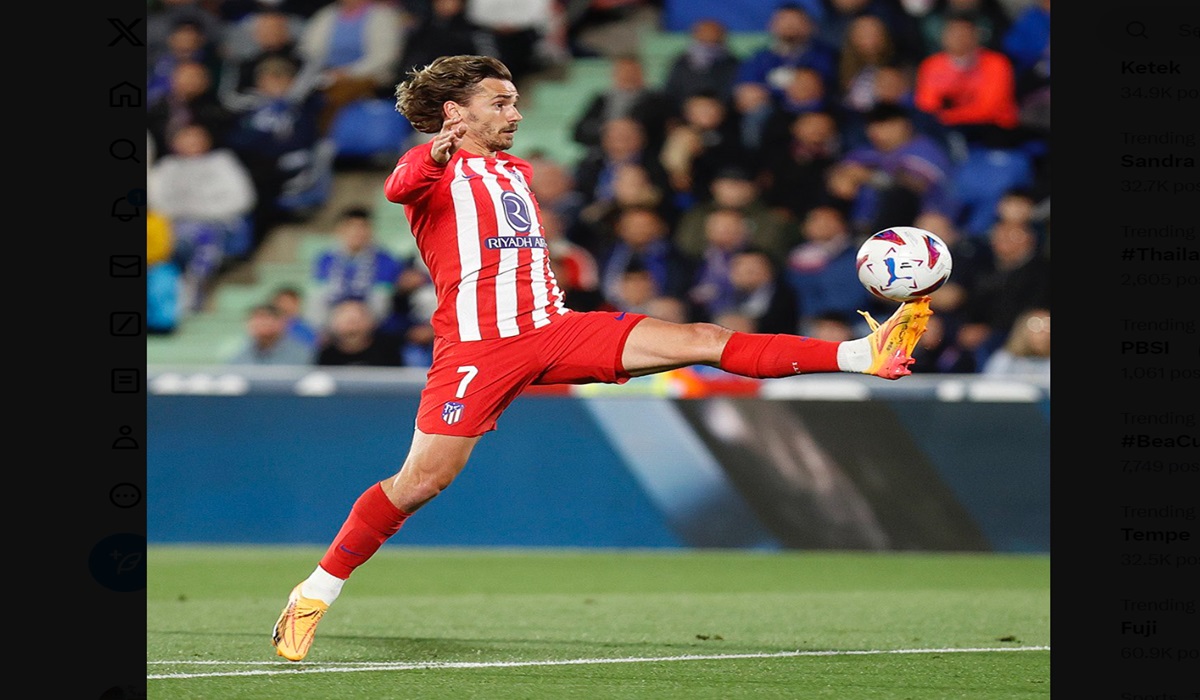 Penyerang Atletico Madrid Antoine Griezmann