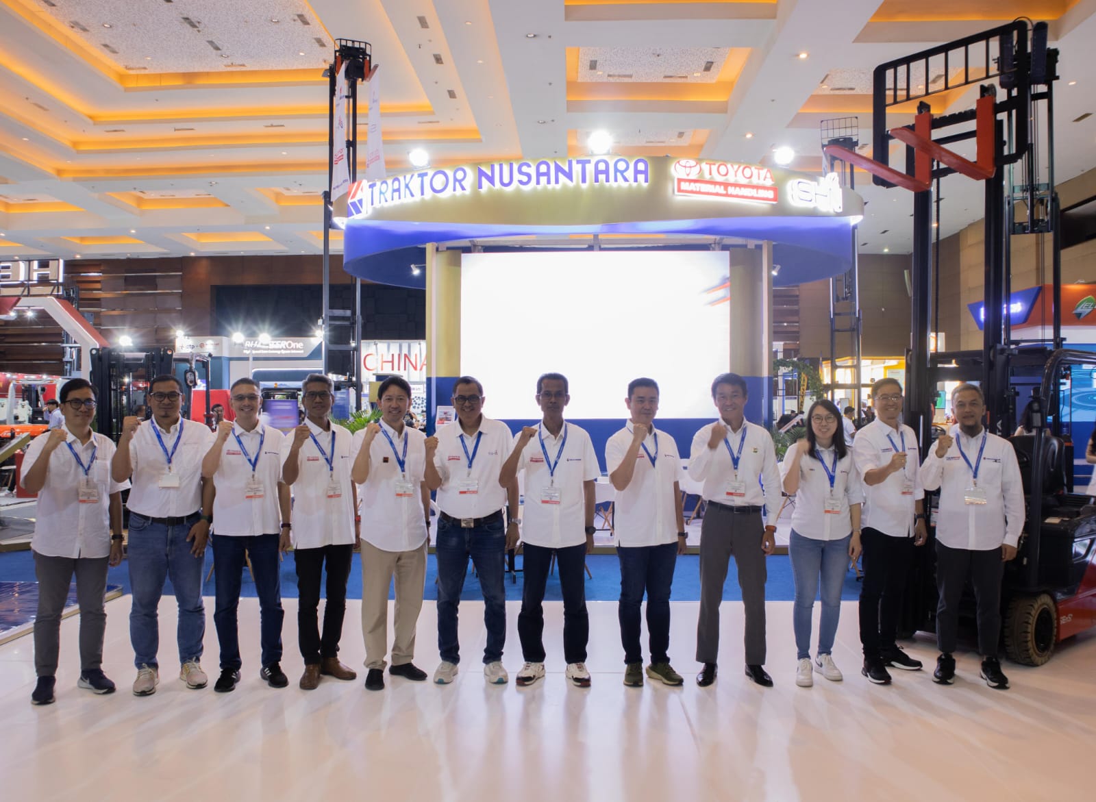 PT Traktor Nusantara di Forklift Exhibition 2024.