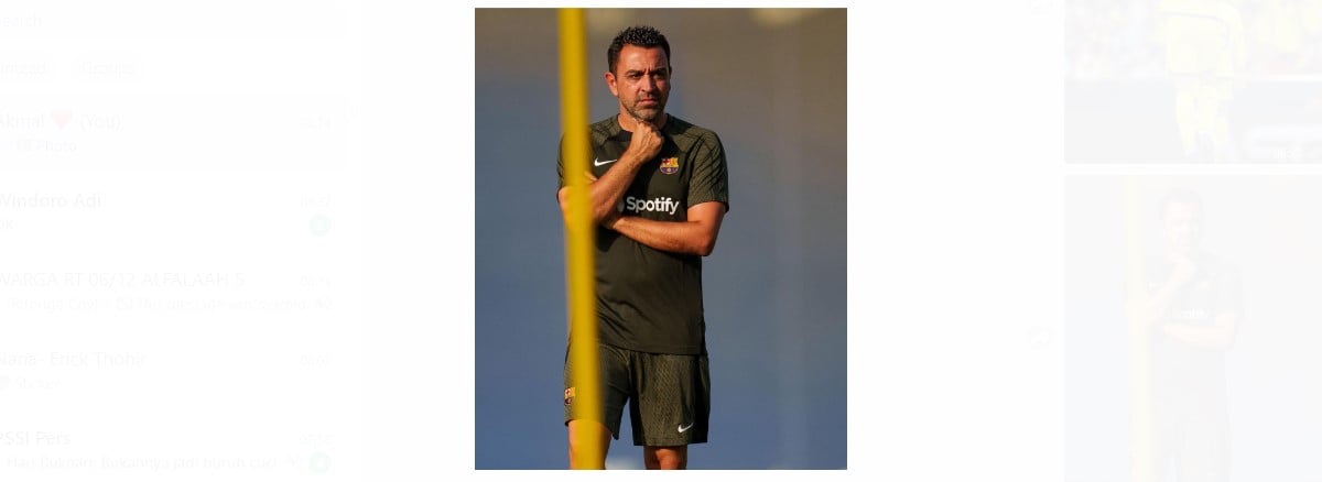 Pelatih Barcelona Xavi Hernandez