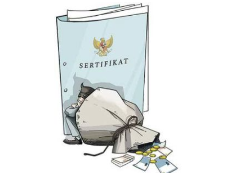 Ilustrasi sertifikat tanah