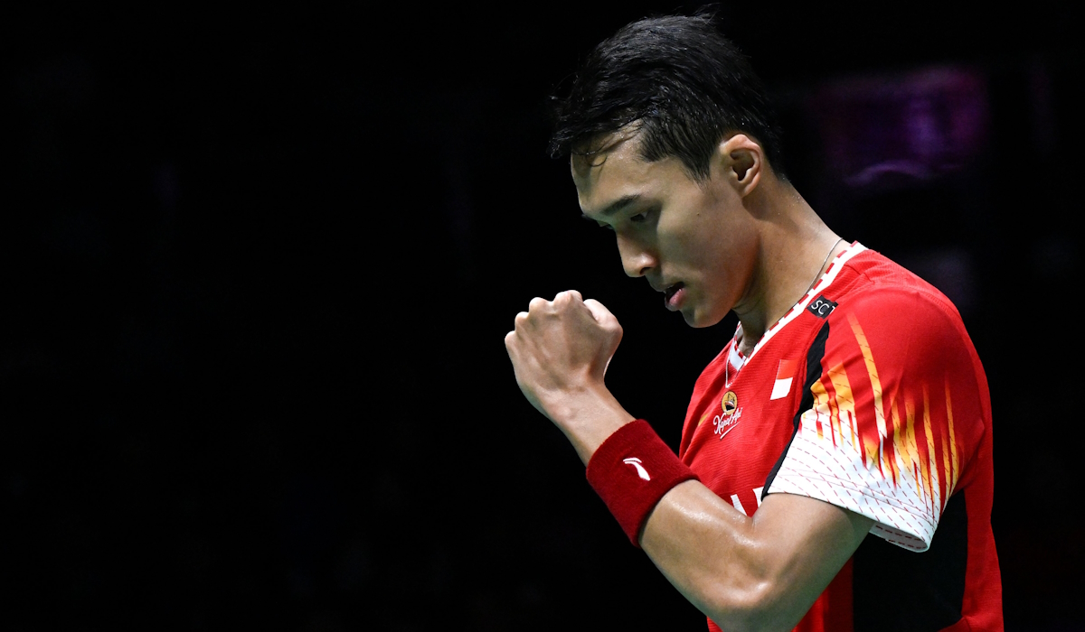 Jonatan Christie atau Jojo mengalahkan Li Shi Feng