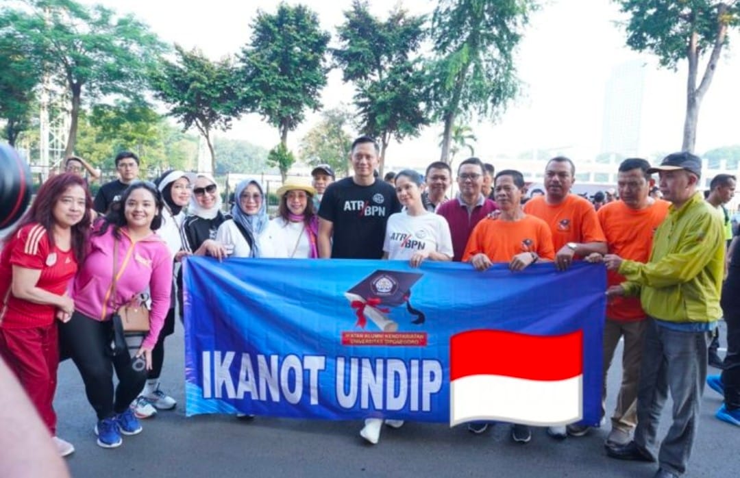 Acara ini juga bertujuan mempererat hubungan antara Kementerian ATR/BPN dengan mitra kerja (Ikanot Undip) dan masyarakat secara umum. 