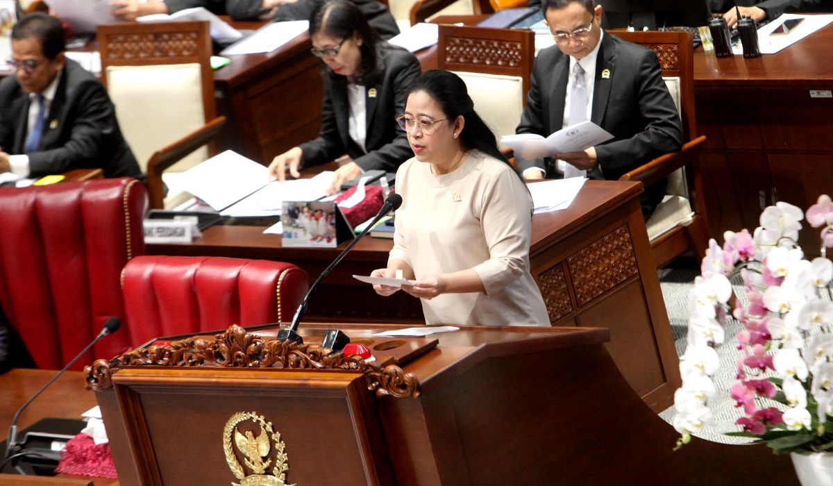 Ketua Dewan Perwakilan Rakyat (DPR) Puan Maharani.