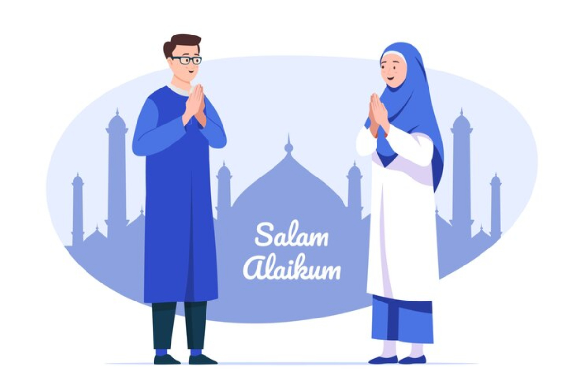 Ilustrasi, berikut bacaan assalamualaikum lengkap dengan tulisan Arab, Latin dan artinya serta versi pendek dan panjang