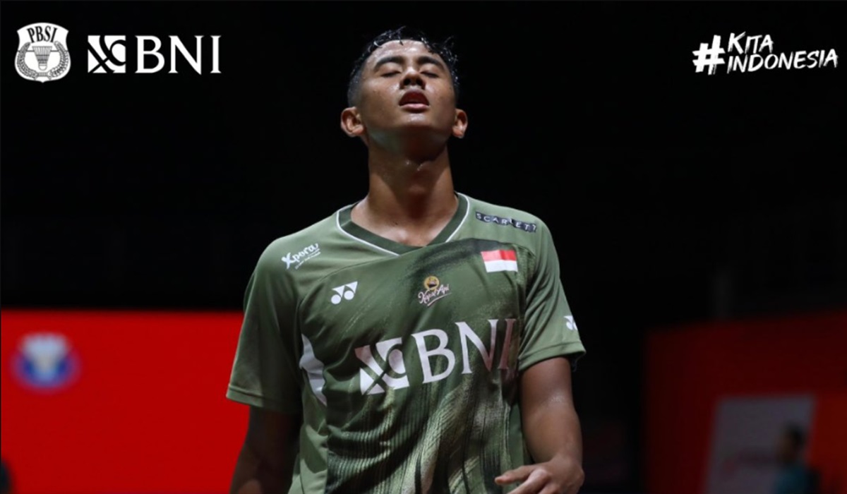 Tunggal putra Indonesia Alwi Farhan
