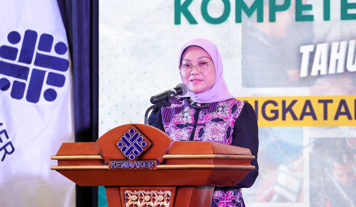 Penandatangana perjanjian kerja sama pelatihan vokasi antara Kemnaker dan Pemerintah Australia dengan BBPVP Makassar, Rabu (7/5/2024)