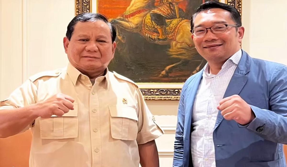 Bertemu Prabowo, Ridwan Kamil Diskusikan Peluang di Pilgub Jabar