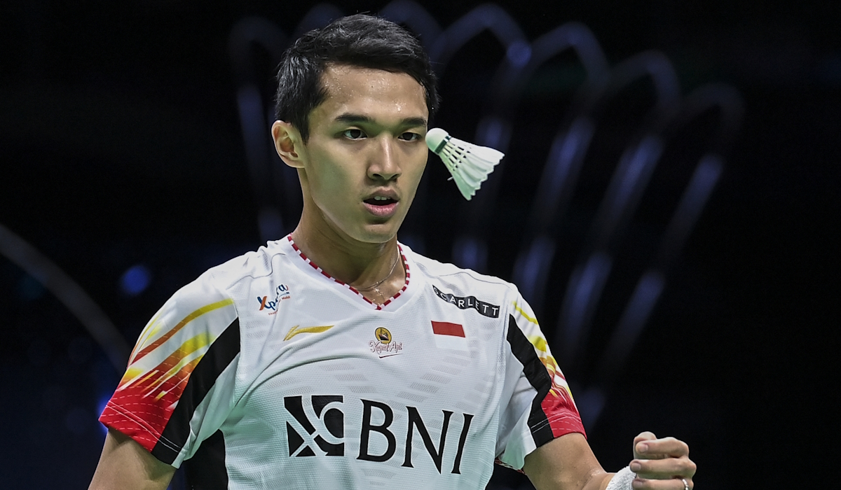 Pebulu tangkis tunggal putra Indonesia Jonatan Christie 