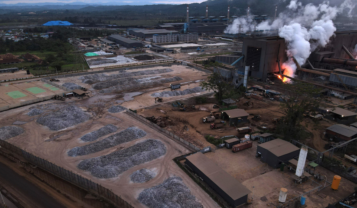 Ilustrasi, lokasi smleter tambang nikel.