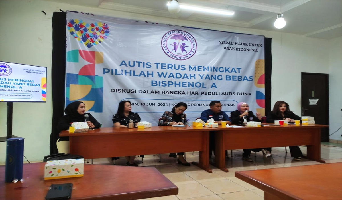 Diskusi berjudul Autis Terus Meningkat, Pilihlah Wadah yang Bebas BPA yang diadakan Komnas Perlindungan Anak.