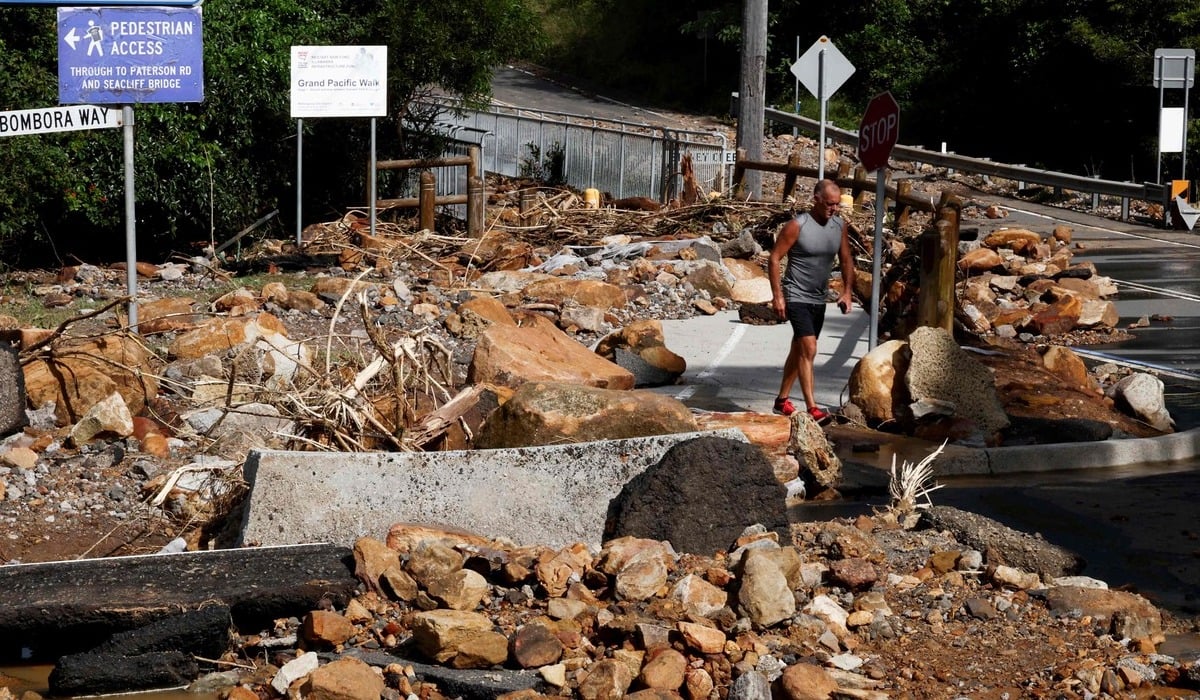 Ilustrasi, dampak banjir bandang di Australia.