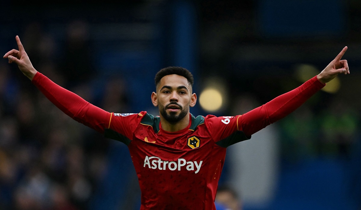 Penyerang Wolverhampton Wanderers Matheus Cunha