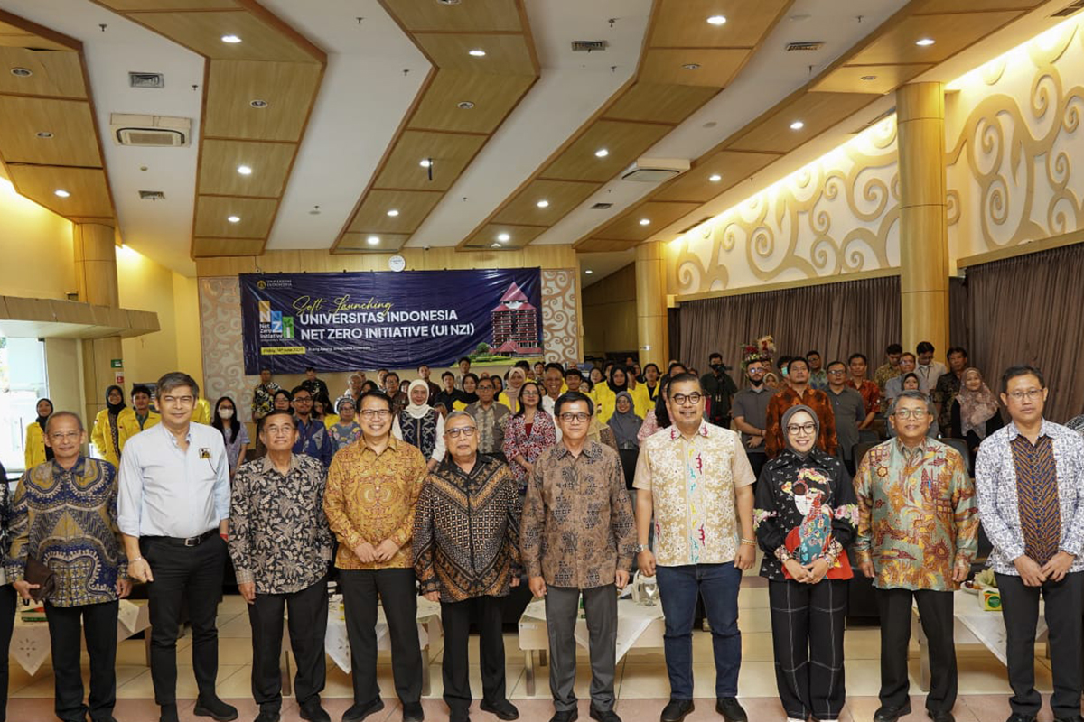 Dirjendiktiristek Hadiri Peluncuran UI Net Zero Initiative