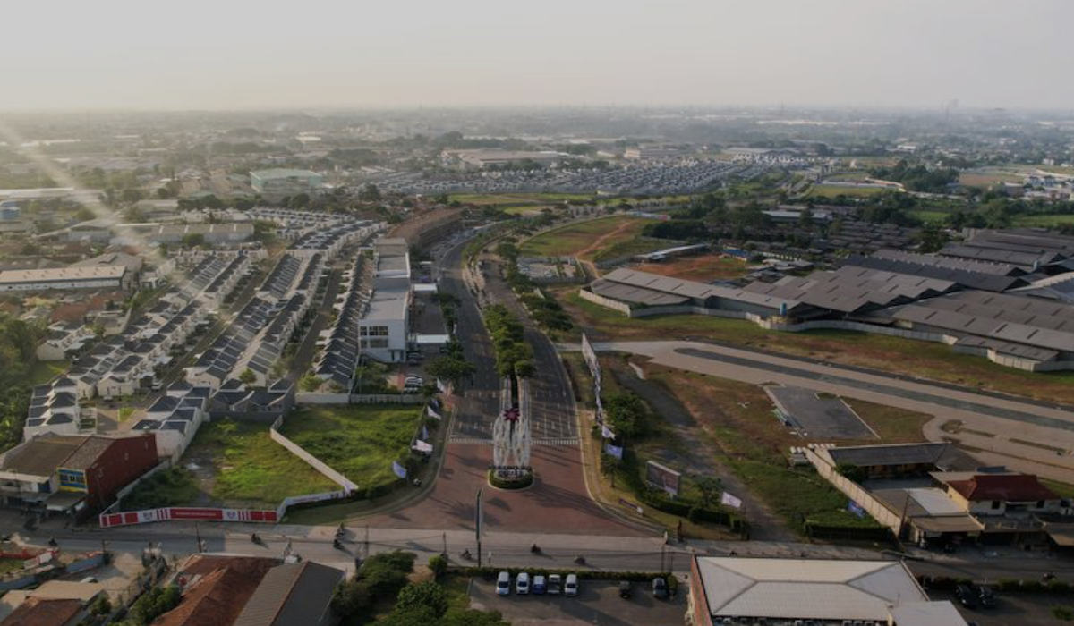 Ilustrasi kota mandiri di Tangerang