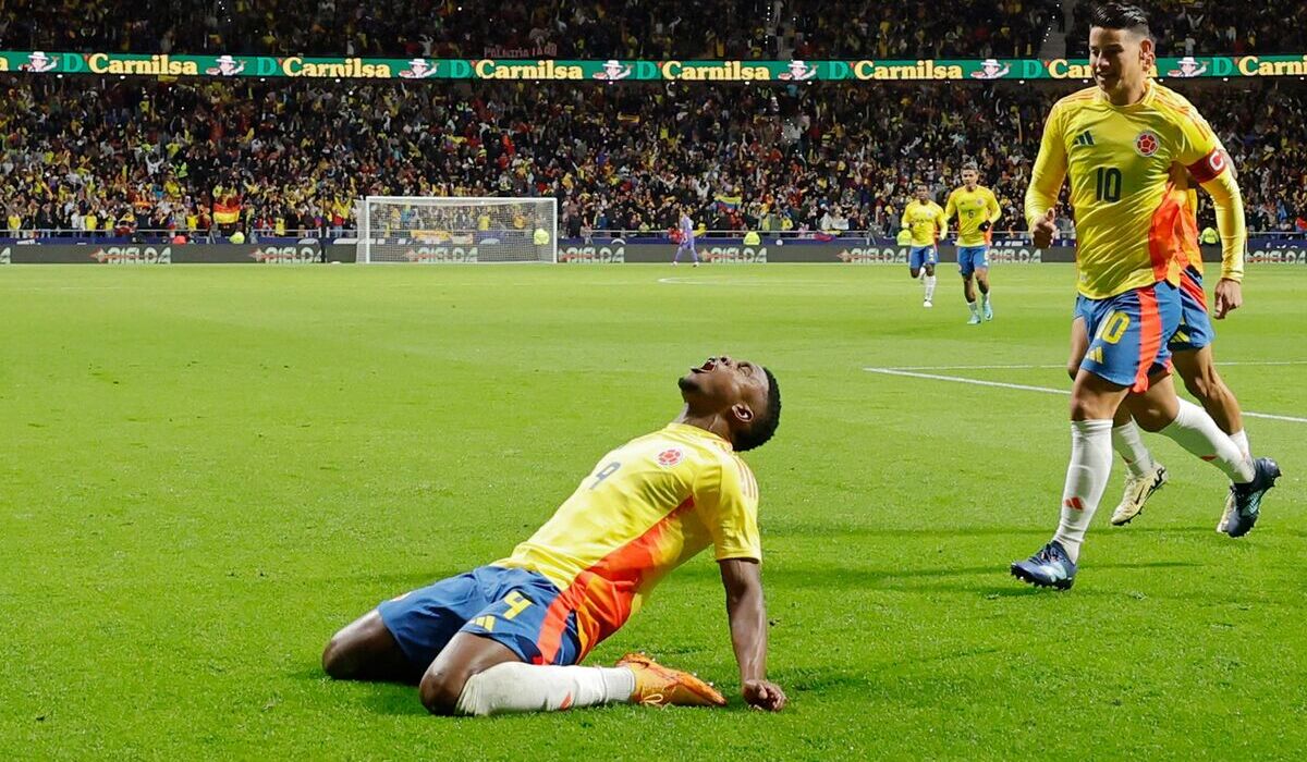 Pemain Timnas Kolombia, Jhon Cordoba.