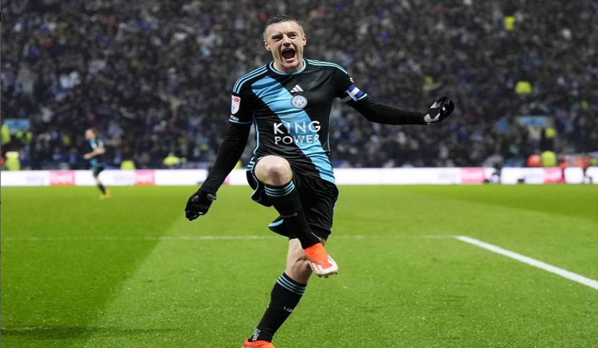 Penyerang Leicester City Jamie Vardy