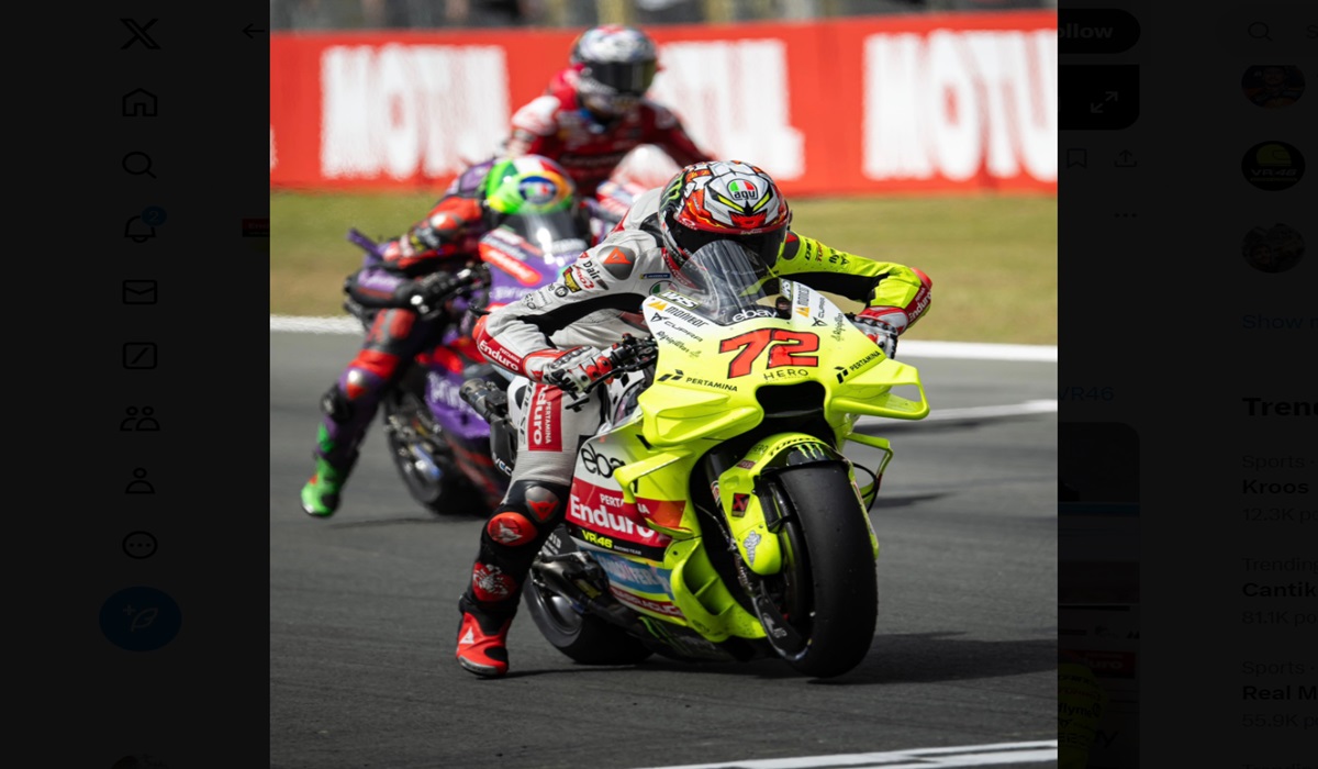 Pembalap Pertamina Enduro VR46 Marco Bezzecchi