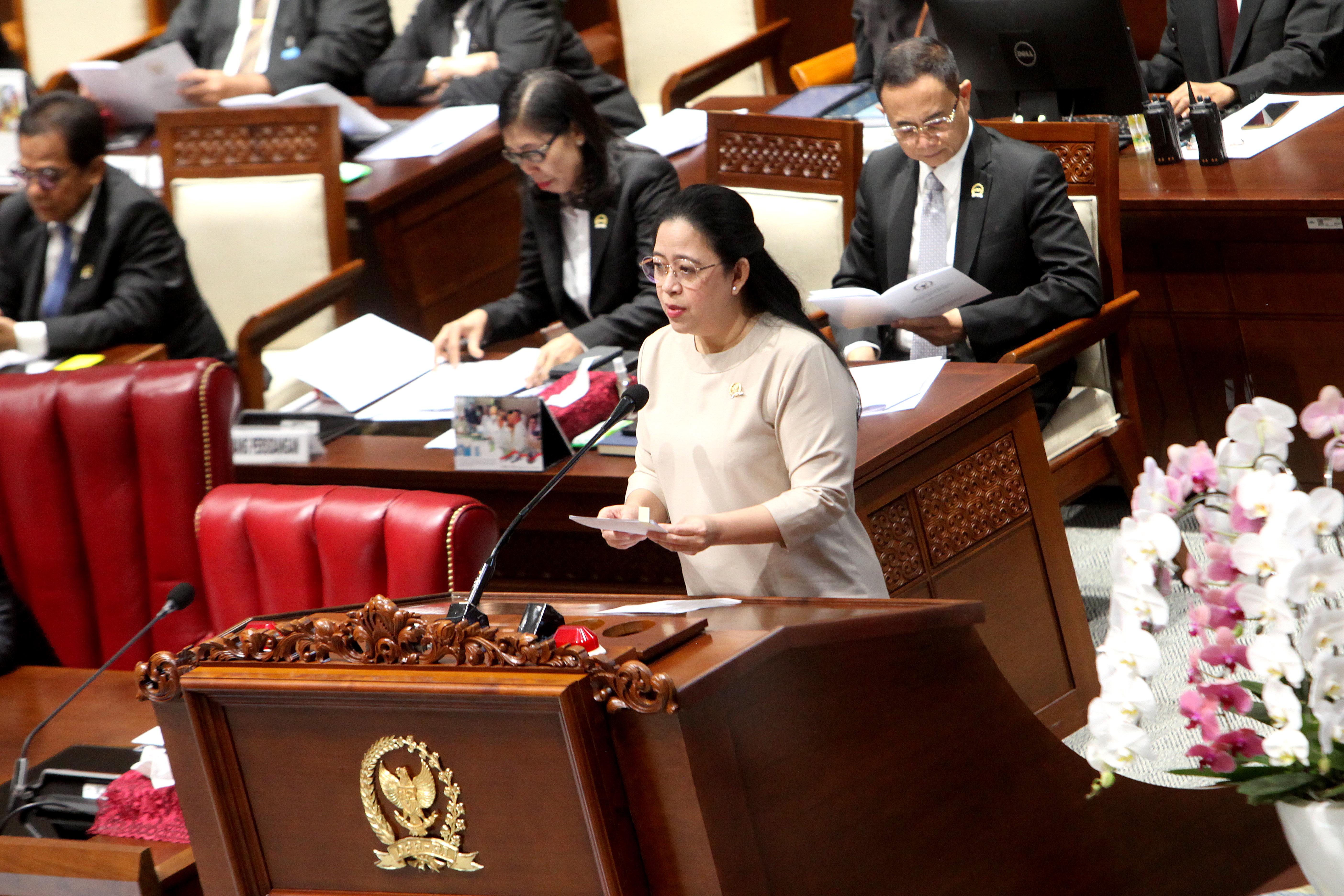 Ketua Dewan Perwakilan Rakyat (DPR) Puan Maharani