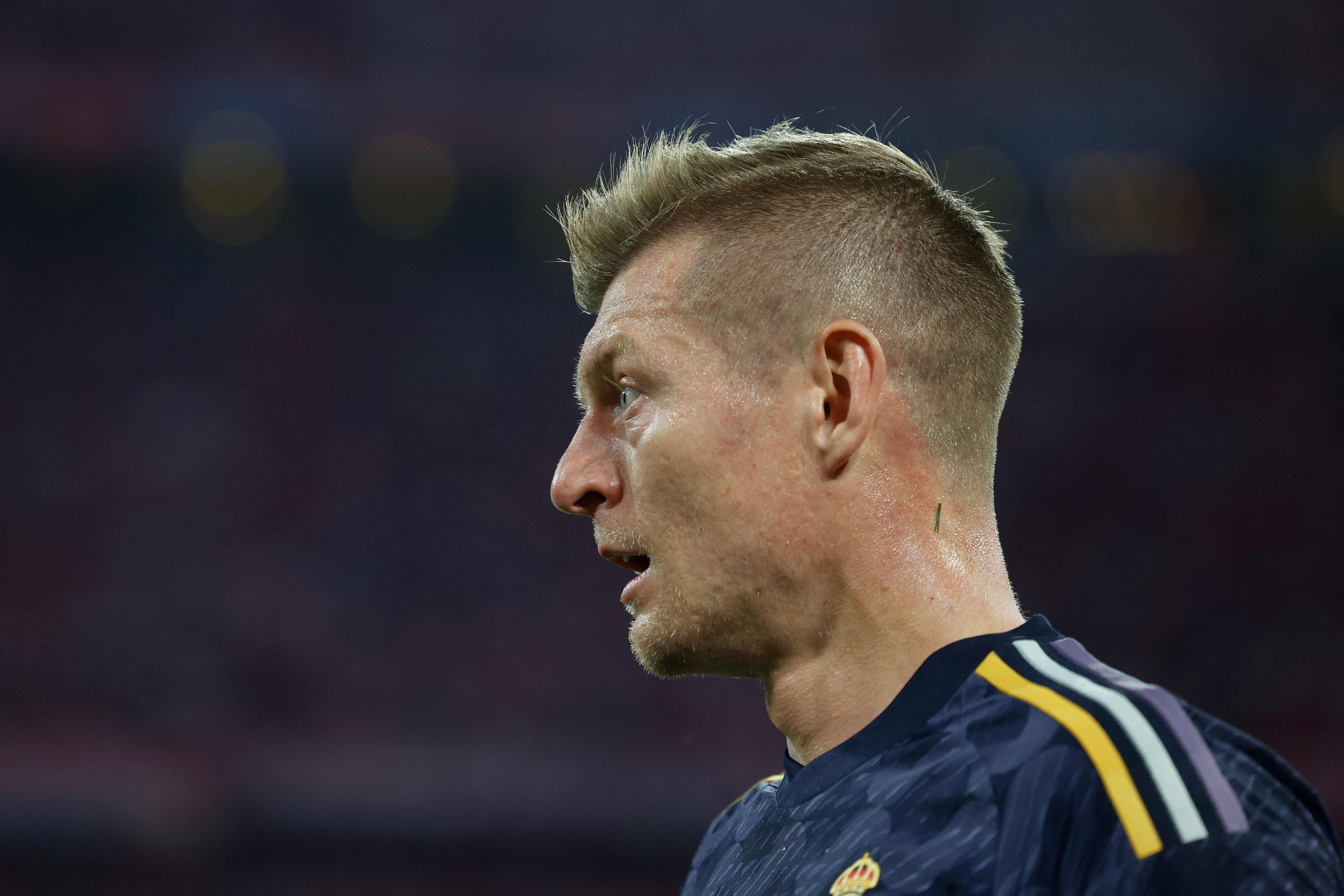Pemain timnas Jerman Toni Kroos 