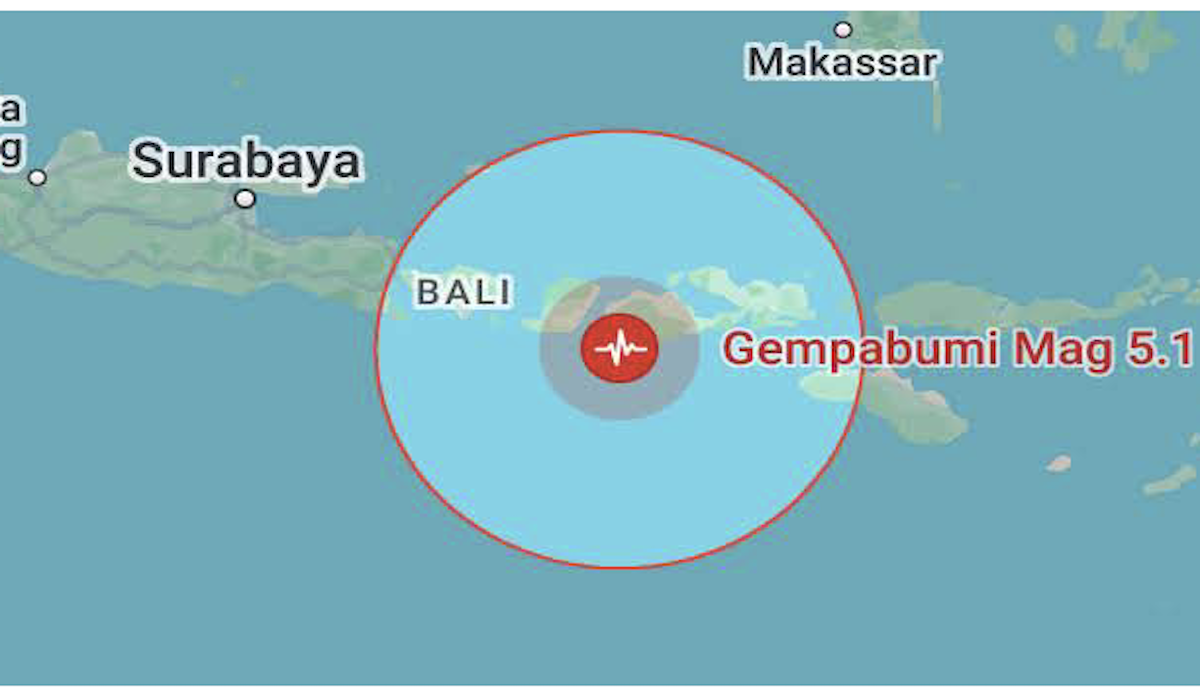 Gempa Magnitudo 5,1 Guncang Sumba Barat, NTB