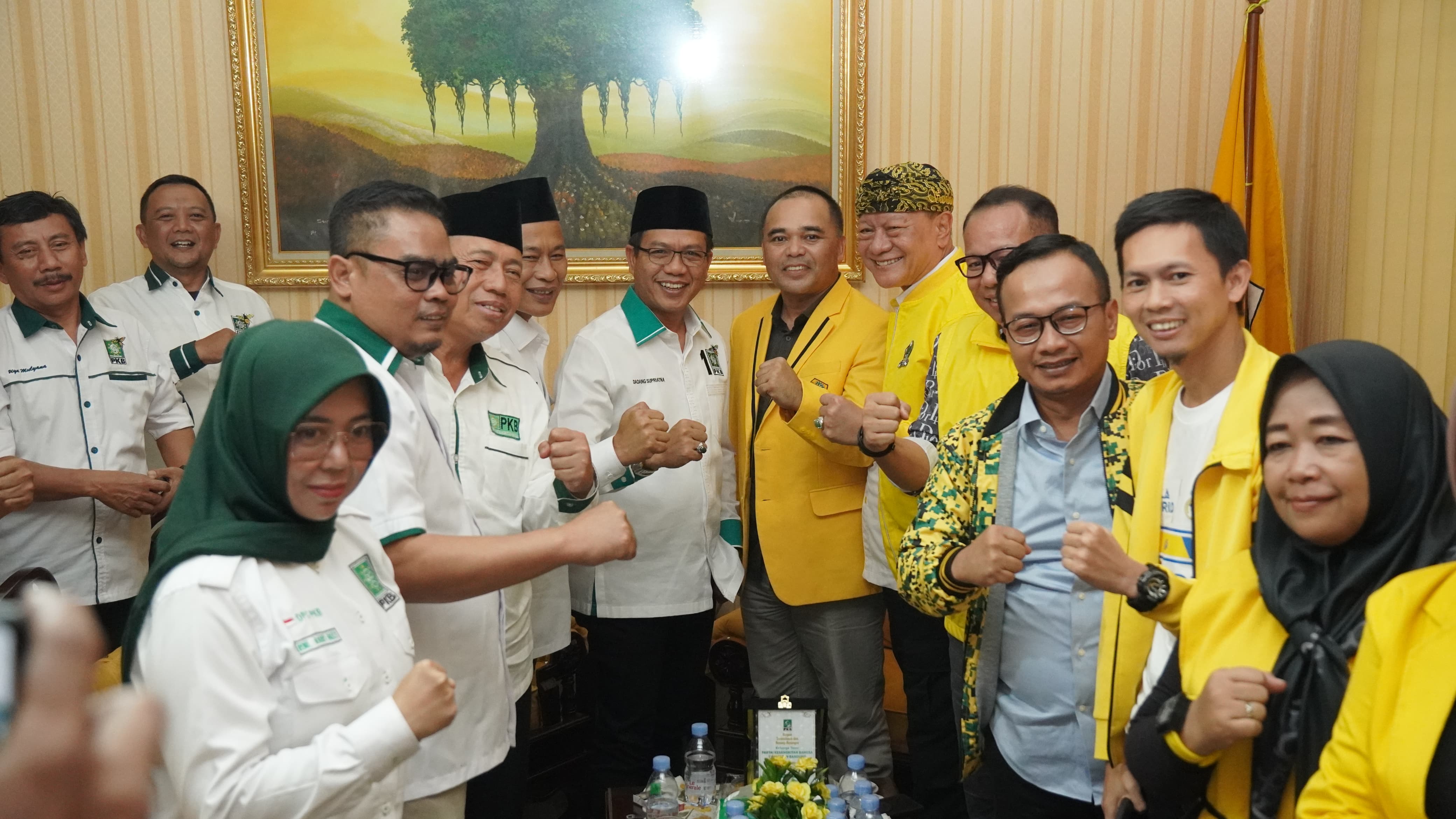  Jelang Pilkada, PKB Kabupaten Bandung Gelar Silaturahmi Politik ke Partai Golkar