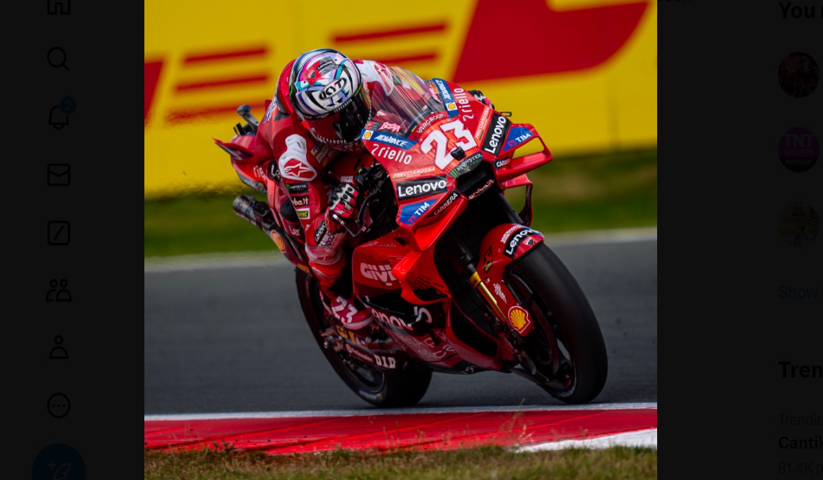 Pembalap Ducati Lenovo Enea Bastianini