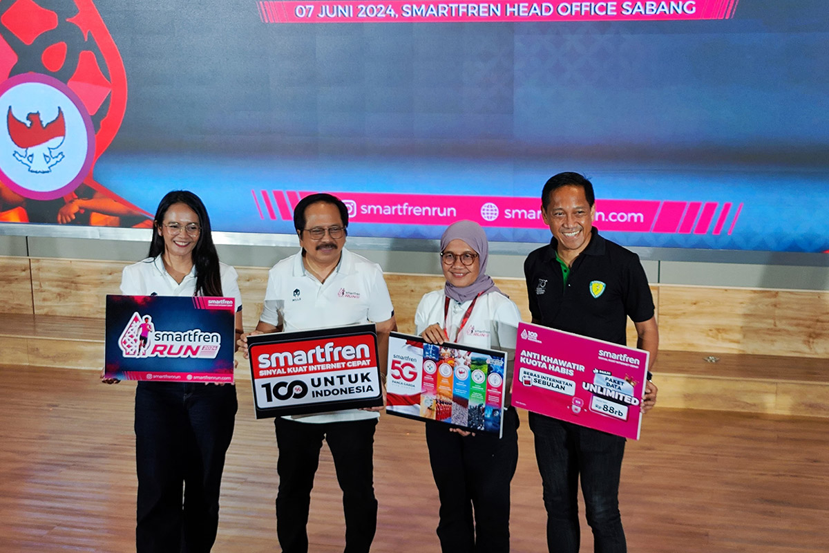 Smartfren Run 2024 akan digelar pada 7 Juli 2024 di Parkir Timur Senayan, Jakarta.