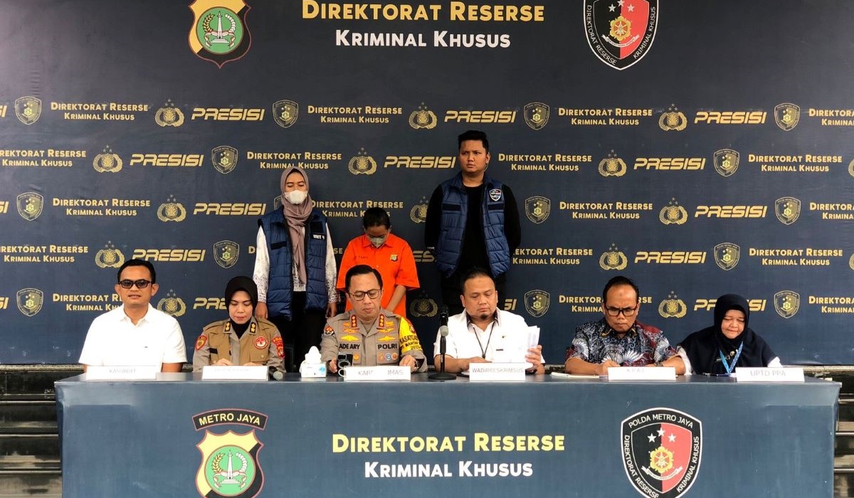 Konferensi pers di Polda Metro Jaya, Jakarta Selatan, Rabu, 5 Juni 2024.