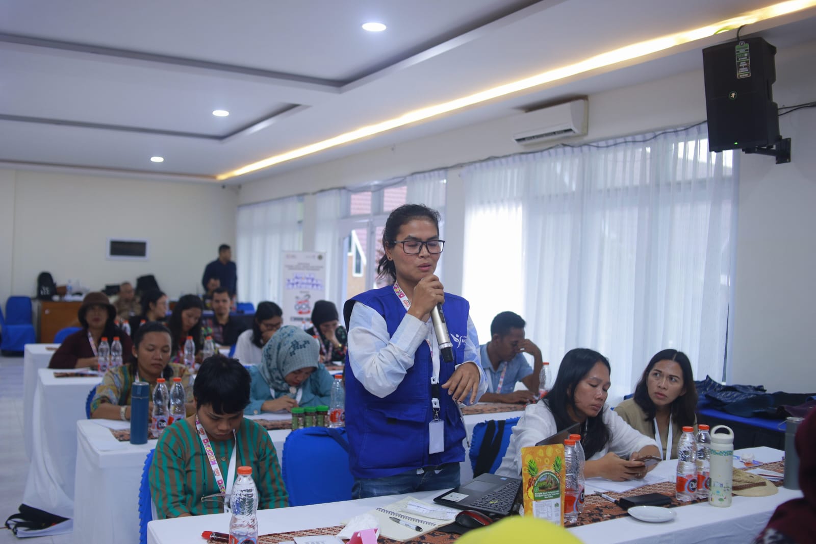 Pelaku usaha ekonomi kreatif (ekraf) mendapat materi selama tiga hari bootcamp.