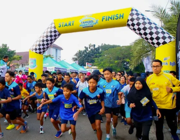 Sekitar dua ribu peserta mengikuti event yang menjadi rangkaian menuju Tangsel Marathon 2024.