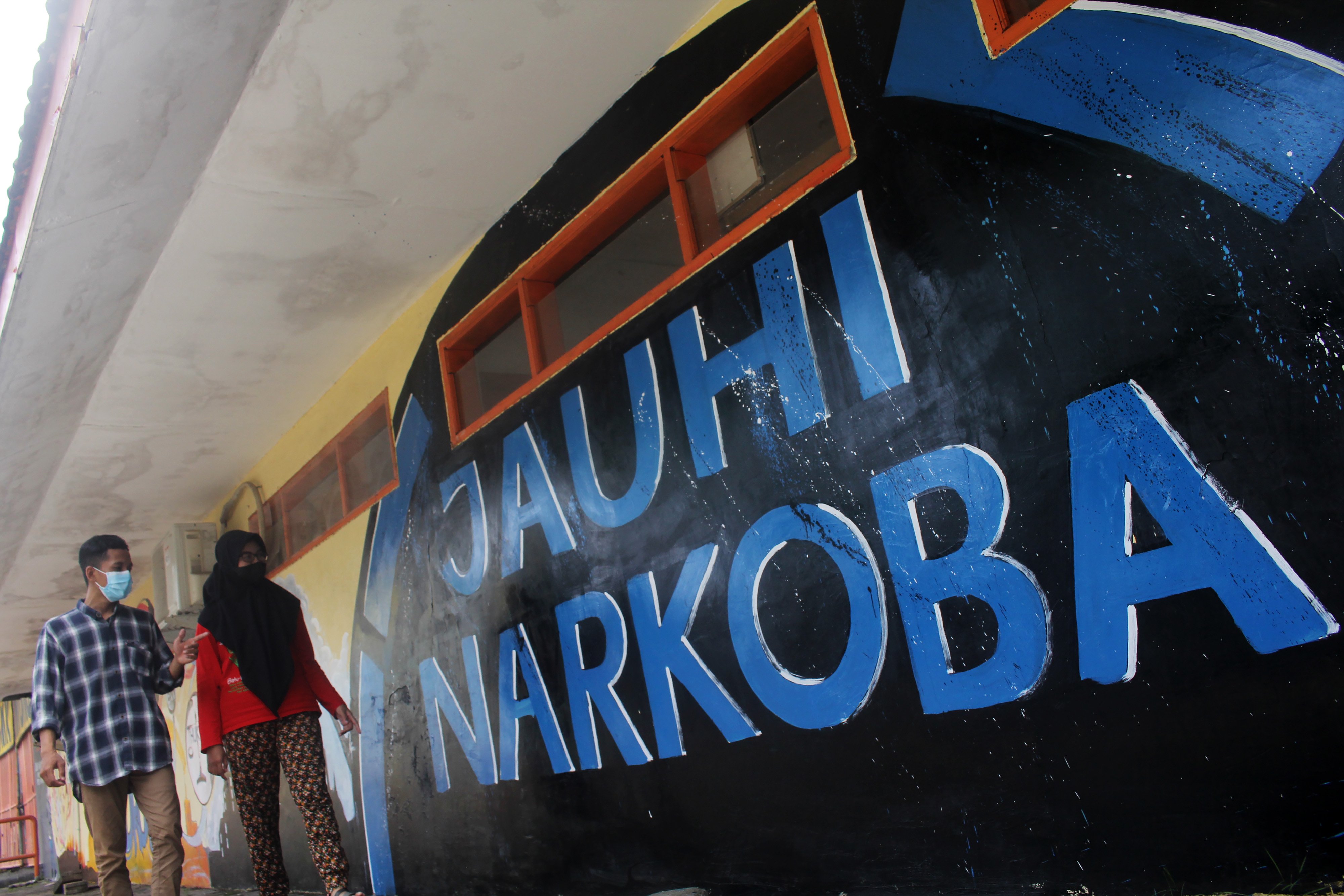 Kampanye bahaya narkoba. 