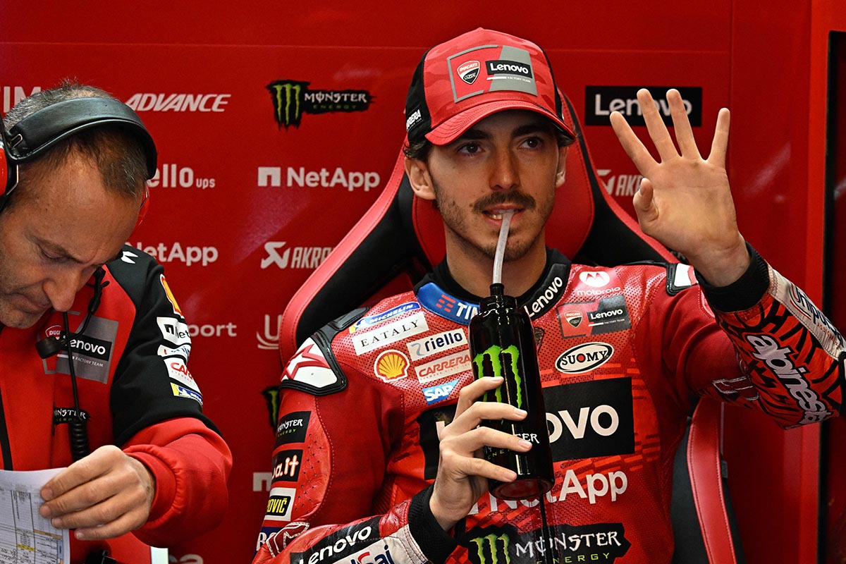 Fransesco Bagnaia (kanan).