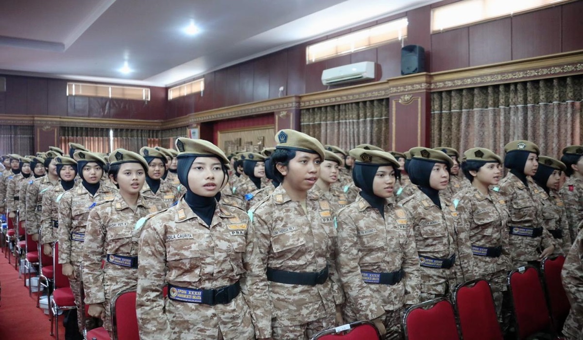 Praja Madya IPDN yang melakukan magang di Majalengka